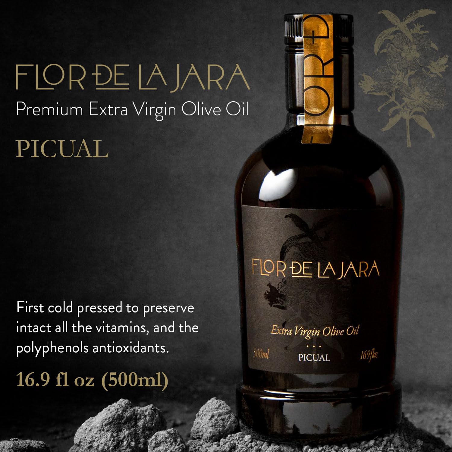 Amazon.com : FLOR DE LA JARA Premium Extra Virgin Olive Oil from